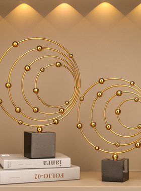 欧式创意高档客厅大理石合金摆件家居办公室大号金属装饰工艺品厂