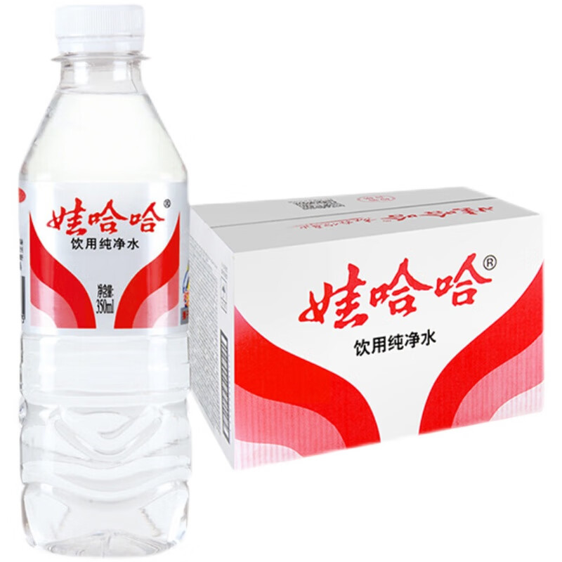 娃哈哈饮用纯净水350ml*24瓶整箱装国货非矿泉水商超同款新鲜日期 - 图2