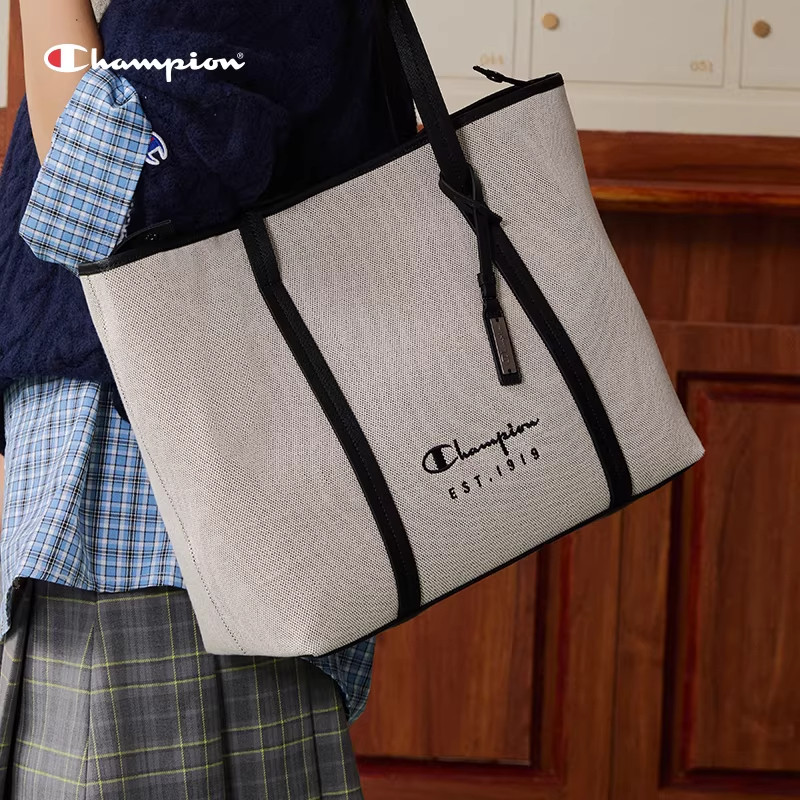 Champion冠军托特包26春夏新款女大容量通勤单肩包松弛感手提包男