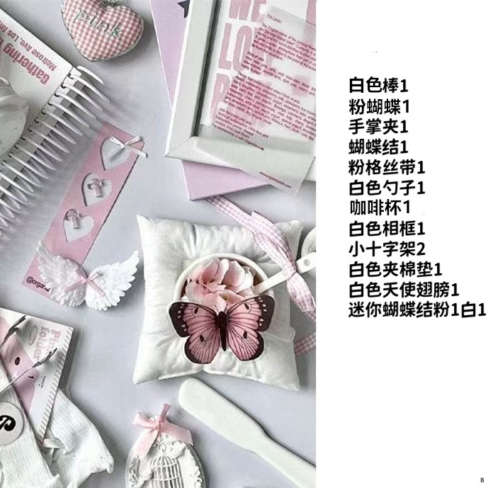 拍摄照小道具装饰复古高级周边摆拍谷美道具全套装ins风吧唧谷子 - 图3