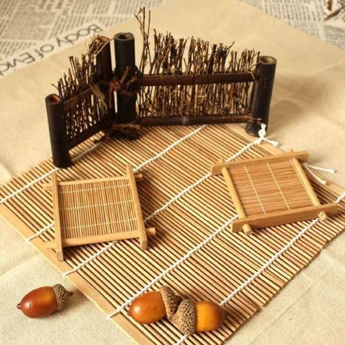 复古竹排拍照道具古风谷美拍摄道具周边道具吧唧摆拍网红摆件 - 图3