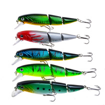 1PCS Wobblers Filing Lure Multi-section Hard Bait110mm 15g