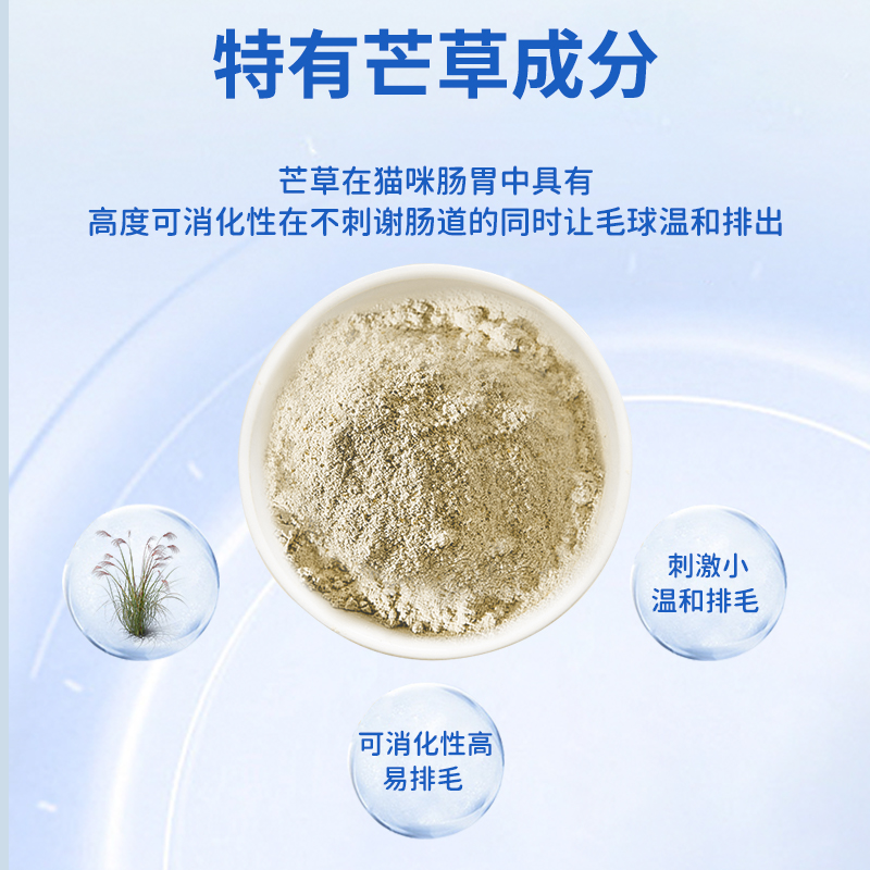 维耐斯化毛猫草片猫咪专用化毛球膳食纤维温和排毛调理肠胃化毛膏