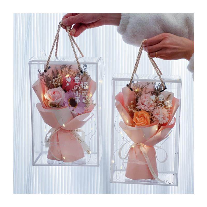 母亲节礼物送妈妈员工送老师2024新款永生花花束礼盒向日葵康乃馨