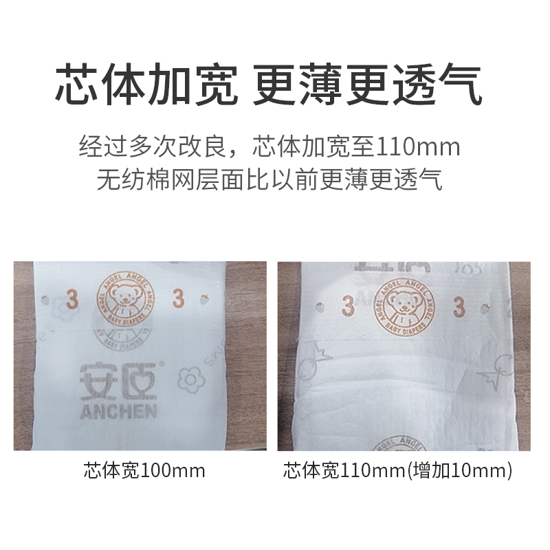 安臣小熊系列超薄透气纸尿裤NB/S/M/L/XL/2XL婴儿通用尿不湿-图1