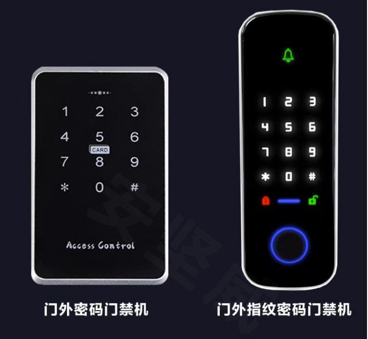 有框门无线明装电插锁套装指纹密码刷卡电子门禁锁免布线智能锁,淘宝优惠券,粉丝福利购,淘宝优惠卷