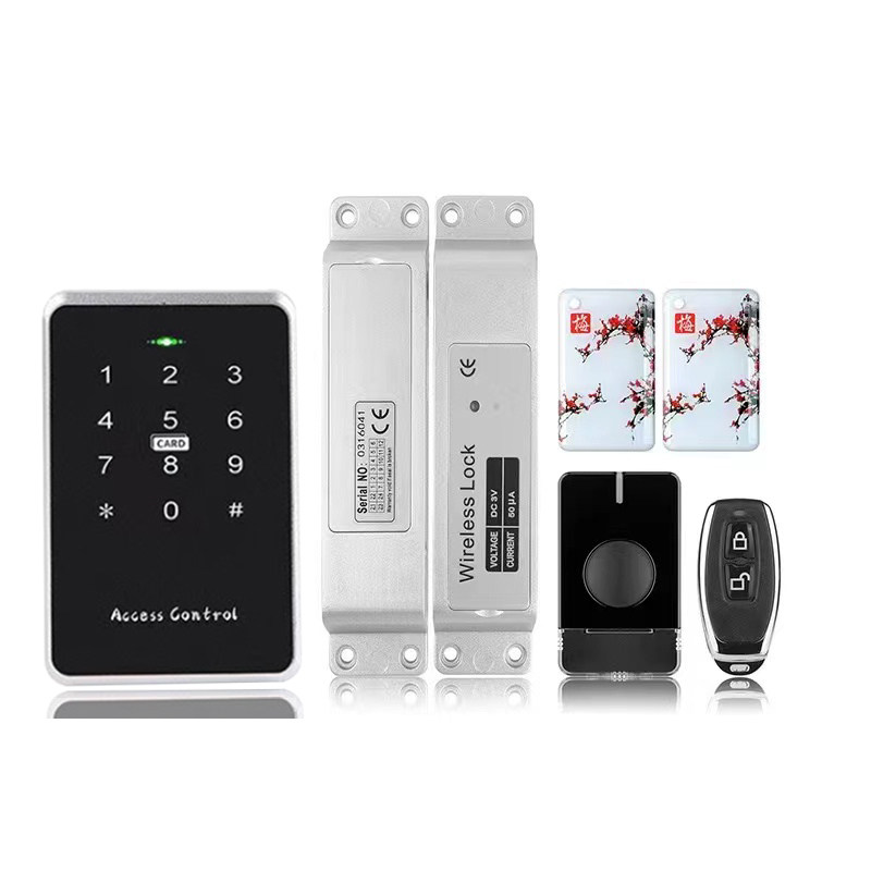 有框门无线明装电插锁套装指纹密码刷卡电子门禁锁免布线智能锁,淘宝优惠券,粉丝福利购,淘宝优惠卷