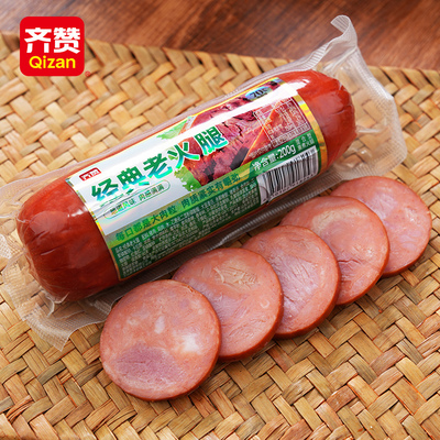 老火腿大块肉手掰肉即食火腿切片下酒菜青岛老火腿风味熏烤香肠