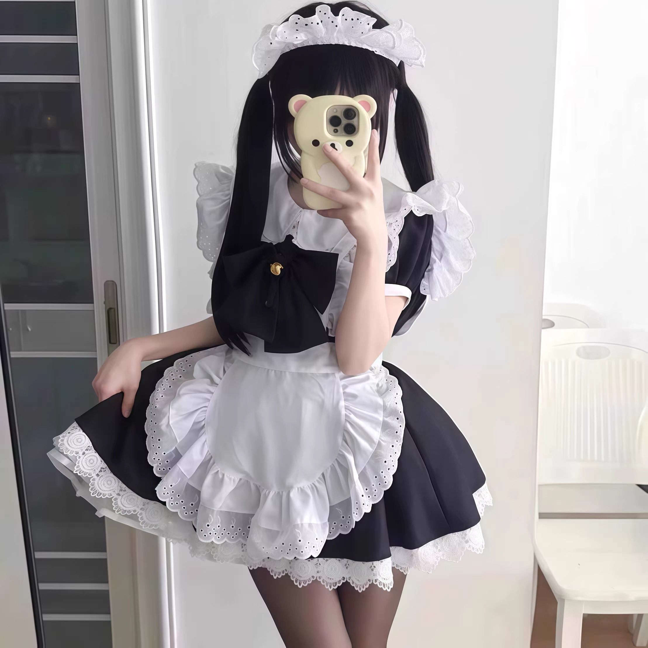 女仆装大码长款女穿男装大佬洛丽塔动漫COS女佣服Cosplay女仆装,淘宝优惠券,粉丝福利购,淘宝优惠卷