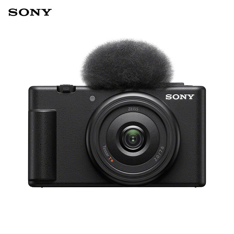 索尼（SONY）ZV-1F Vlog相机广角大光圈学生入门黑色 zv1f-图2