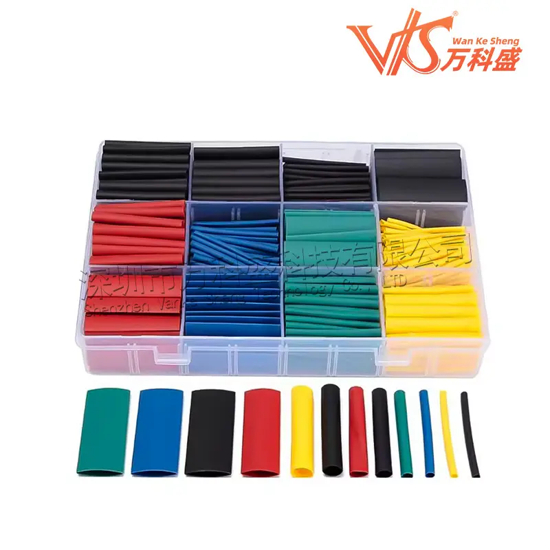 热缩管328/127/530PCS热缩管组合套管 电工胶布绝缘收缩 环保 - 图3