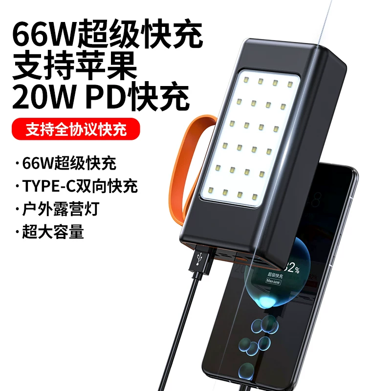 Apple, Huawei, емкий портативный дорожный блок питания, iPhone12, 66W, 40W, 20W