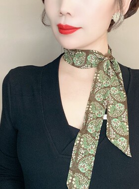 遮颈纹脖子配饰春夏季护颈遮疤丝