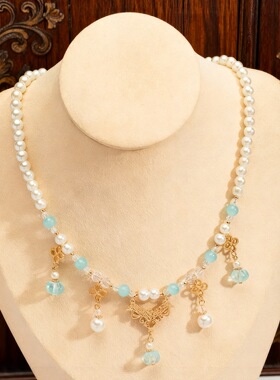 古风新中式珍珠璎珞项链女款