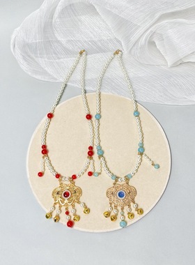 新中式简约马面裙配饰项链