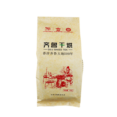2026莱芜老干烘茶叶齐鲁干烘五福红汤黄茶大叶茶400g黄大茶大把抓 - 图3