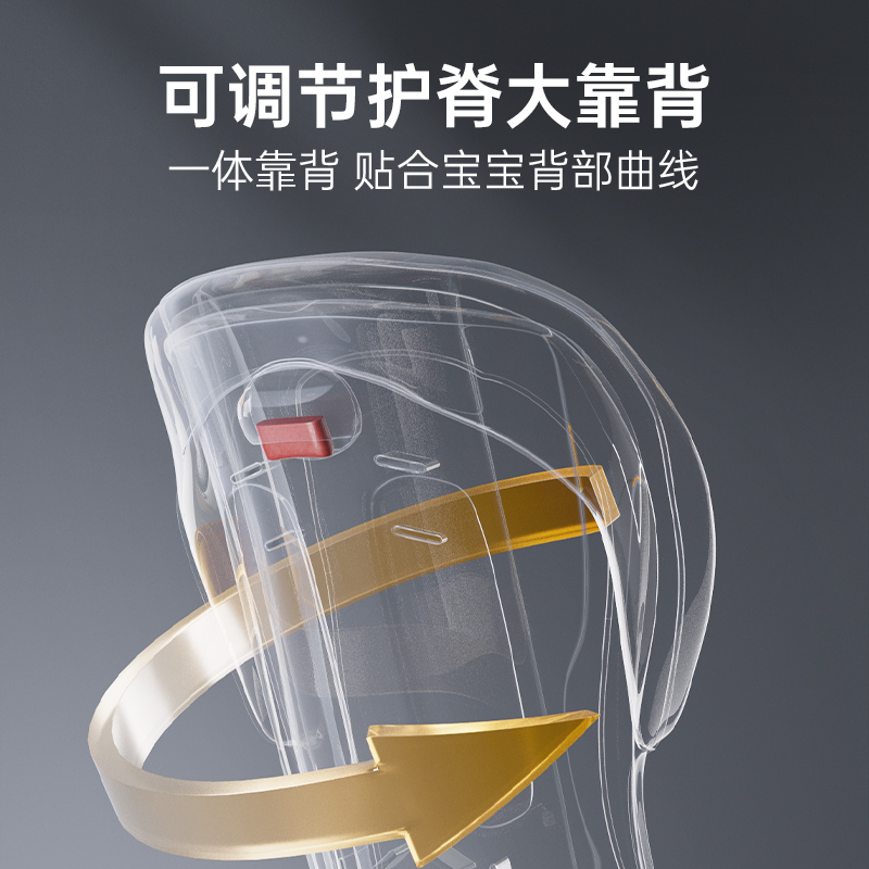 hagaday哈卡达餐椅婴儿学坐椅子宝宝坐椅儿童吃饭餐桌可折叠家用
