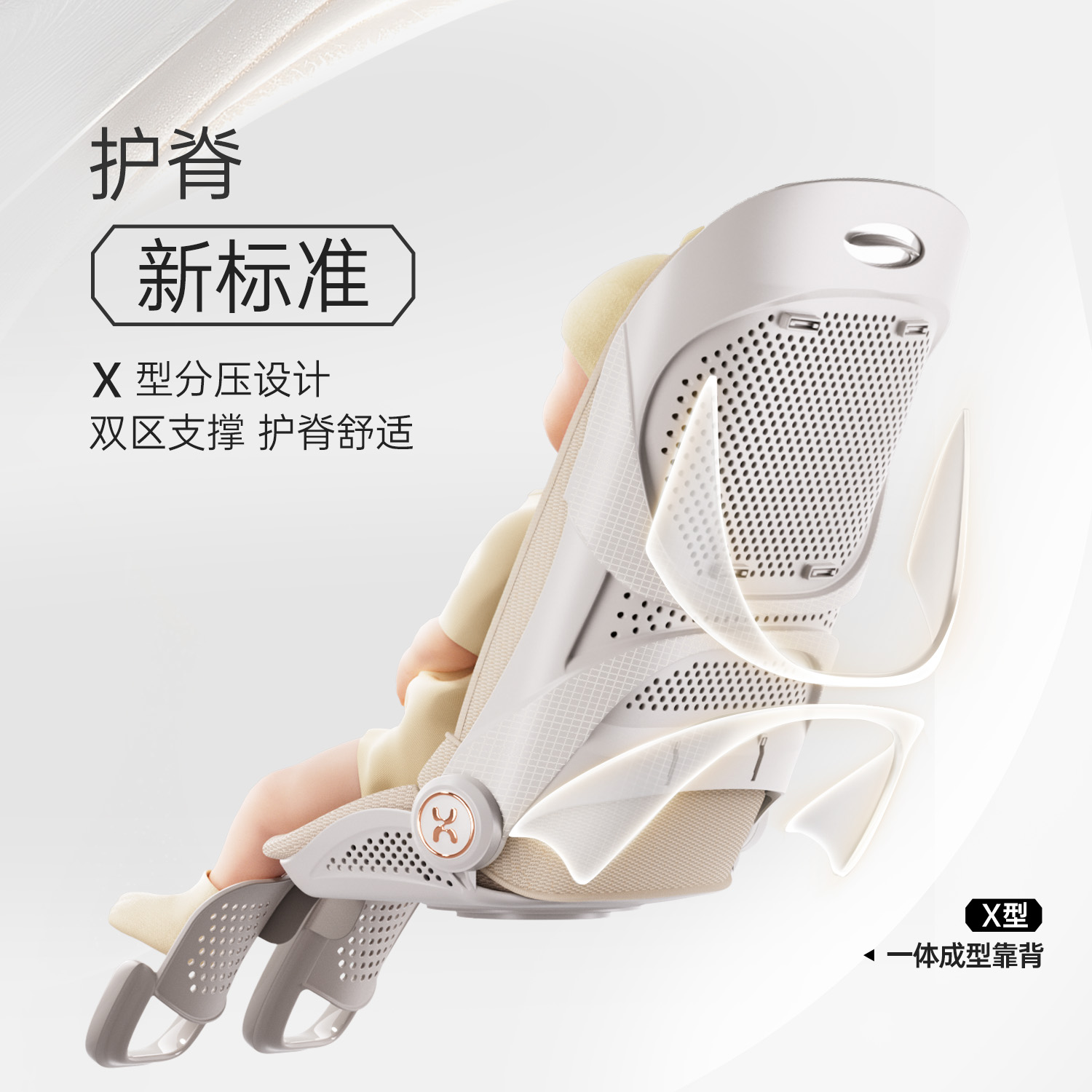 hagaday哈卡达悦行遛娃神器轻便可折叠高景观坐躺溜娃推车婴儿车
