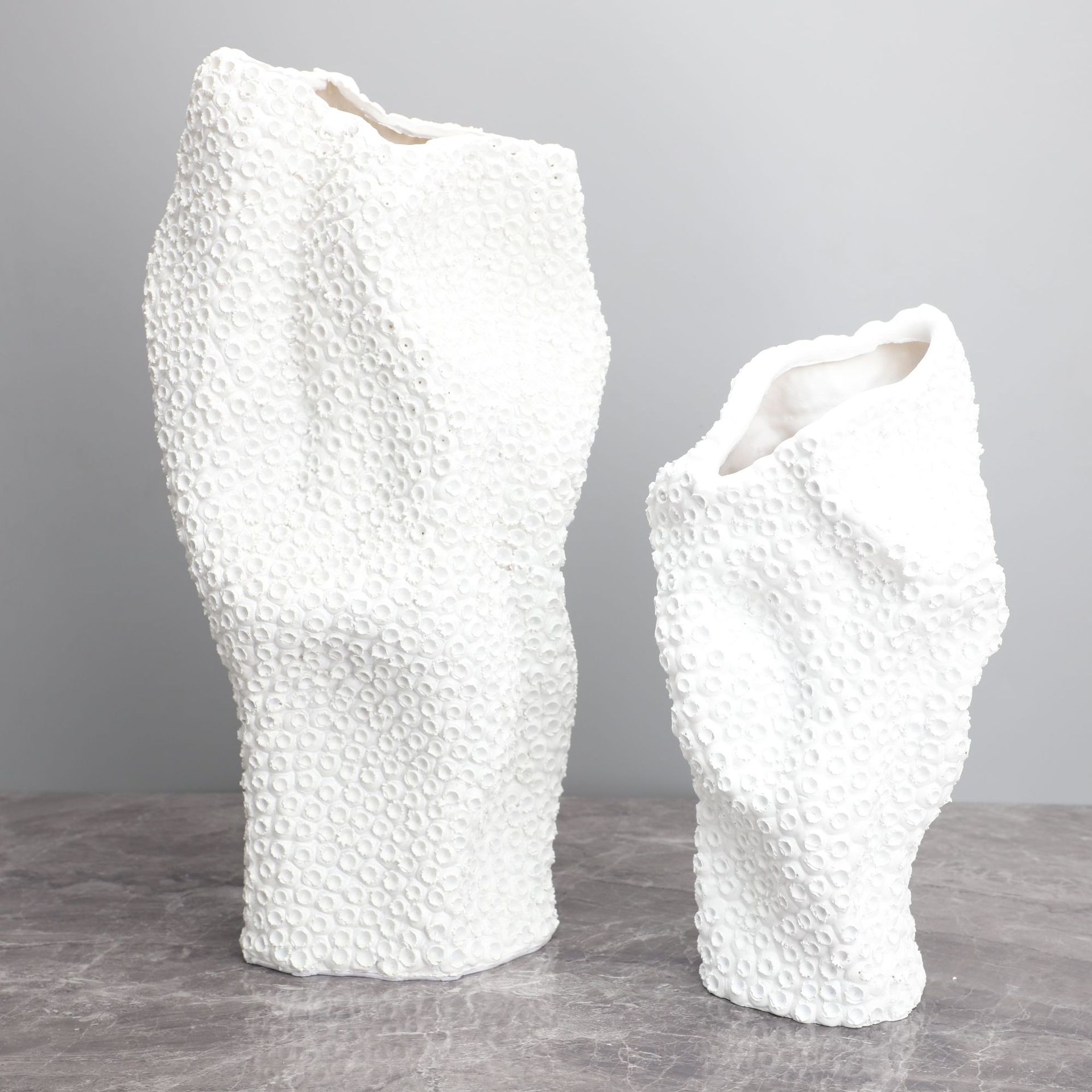 现代简约几何插花花器摆件样板间茶几客厅餐厅桌面花瓶家居装饰品 - 图0