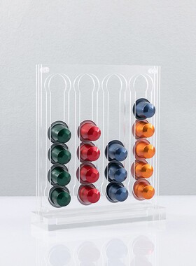 轻奢咖啡胶囊展示架组合艺术摆件