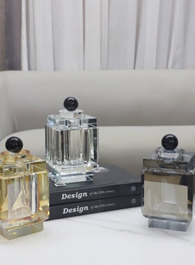 水晶香薰瓶卧室梳妆台扩香器摆件