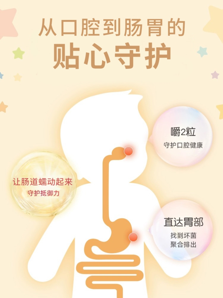 【无幽无虑】益生菌罗伊氏乳杆菌软糖吸幽养胃男女成人调肠胃咀嚼