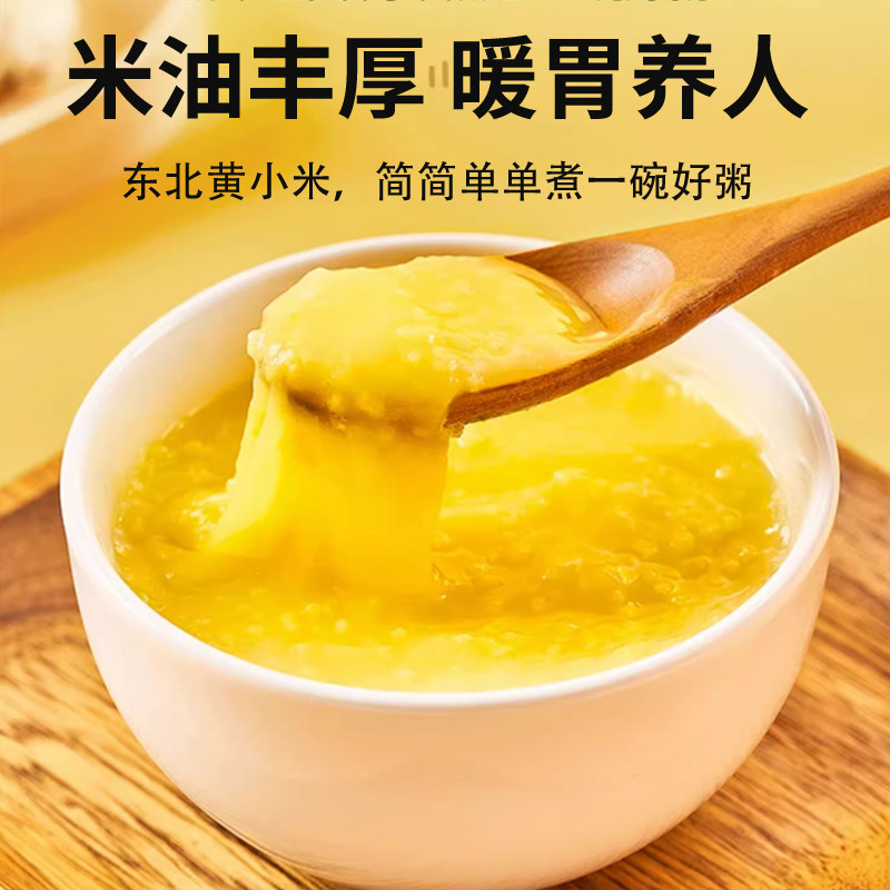 东北朝阳黄小米2025年农家新鲜米月子早餐糯小米熬粥五谷杂粮粗粮
