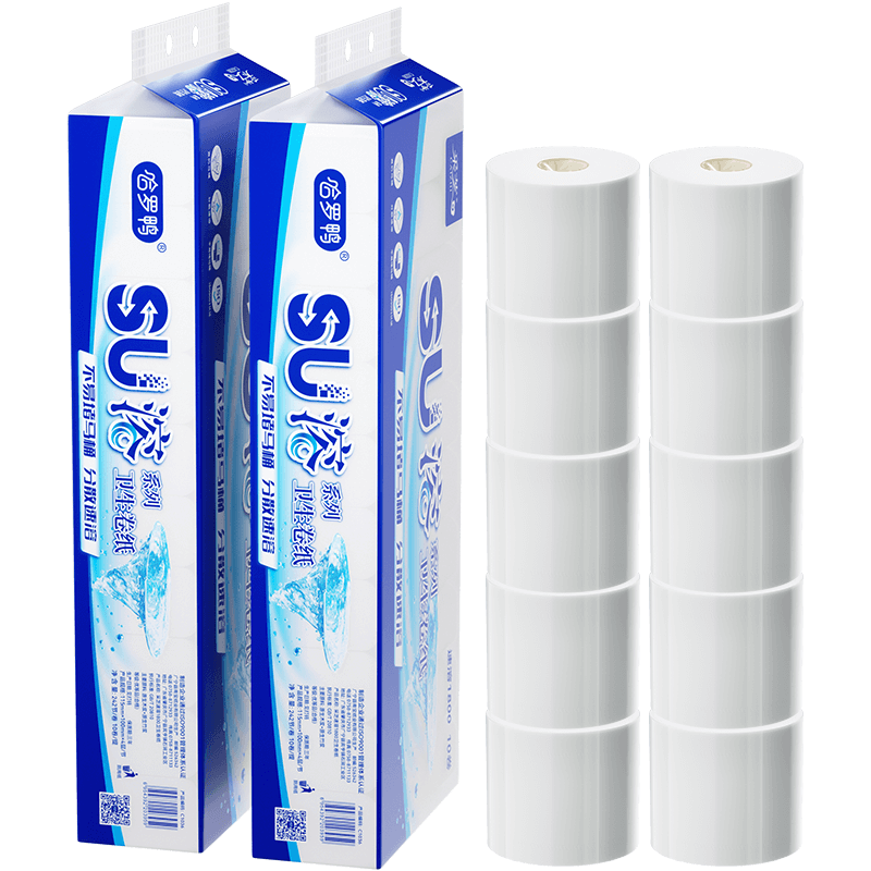 哈罗鸭10卷4层速溶卷纸180克/卷