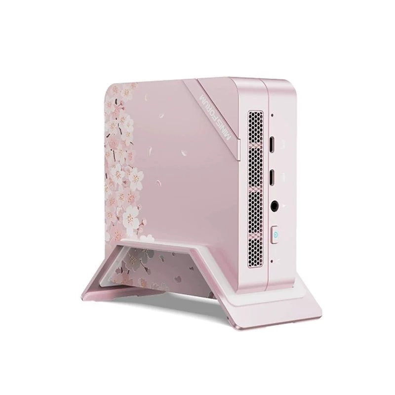 Mingfan MiniSFORUM UM773SE AMD Высокопроизводительный мини-хост Ryron R7-7735HS Цветущая вишня