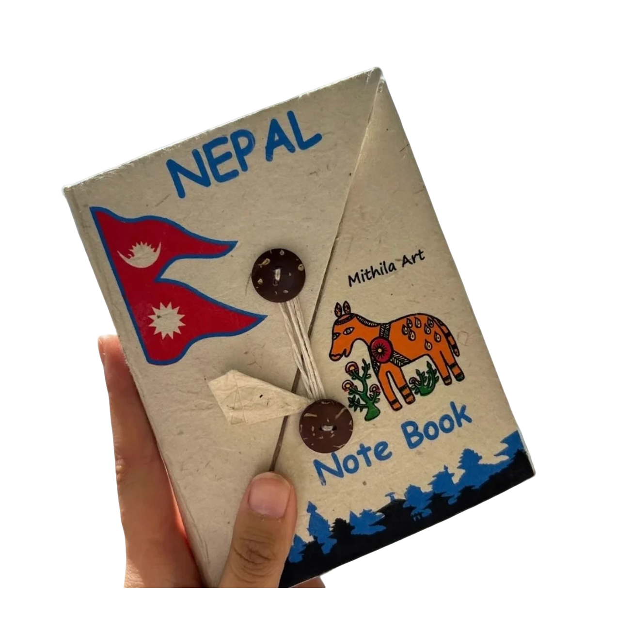 尼泊尔洛卡塔植物手工本草纸拼贴诗相册盖章手账本高颜值记事日记,淘宝优惠券,粉丝福利购,淘宝优惠卷