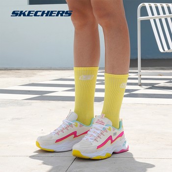 ເກີບຜູ້ຍິງ Skechers Official Flagship Store 2024 New Dopamine Dad Shoes Women's Light Breathable Casual Shoes