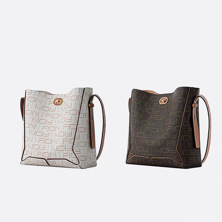 Fion菲安妮子母水桶包包2023新款大容量女时尚潮流通勤手提单肩包,淘宝优惠券,粉丝福利购,淘宝优惠卷