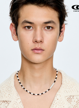 玛瑙珍珠拼接CHICHABOOM项链