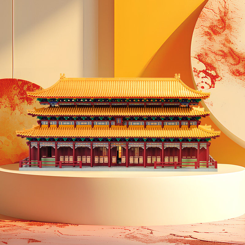 重拾营造通用榫卯结构积木自由组合拼搭