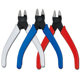 Bandai assembly entry-level red, white and blue assembly cutters