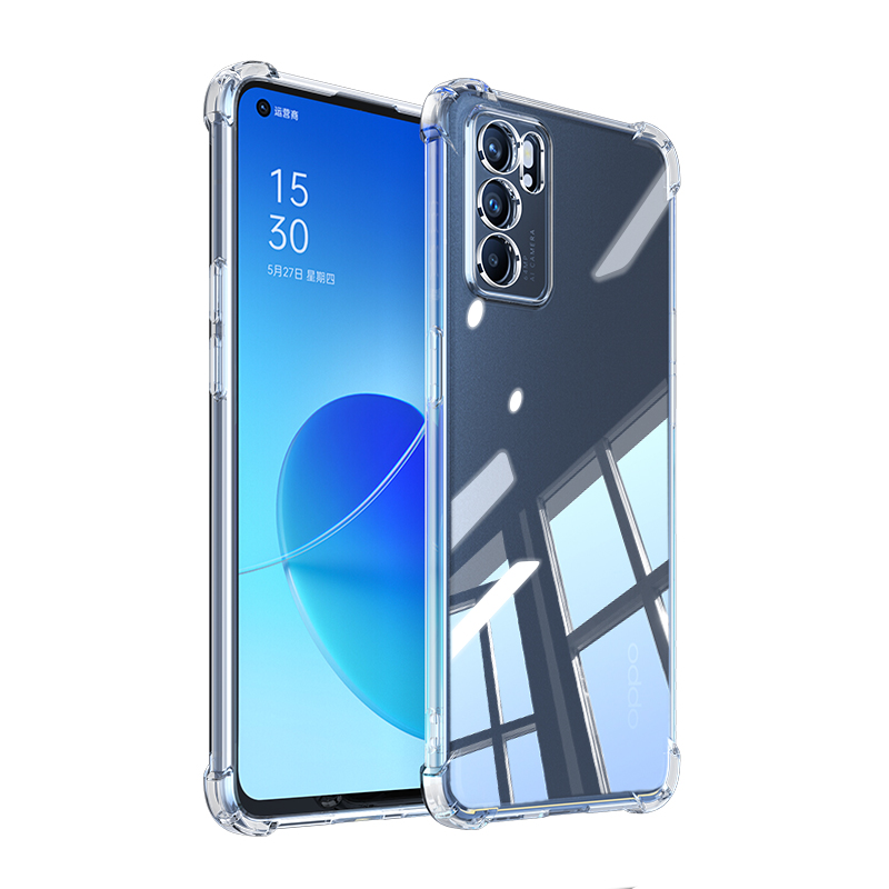 适用opporeno6手机壳opporen06pro5g透明壳opporneo硅胶opρoreno十ooporeno套opppreno全包reno/opp0pporeno - 图3