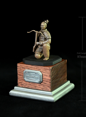 龙飞兔舞85MM家居装饰品 办公桌树脂摆件 秦王兵马俑LTCP-245/3D