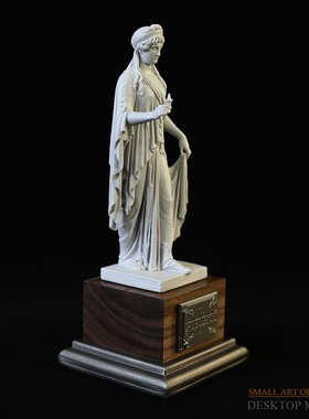 龙飞兔舞130MM 桌面装饰品树脂摆件古代罗马烛台女神 LTCP-344/3D