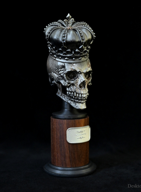 龙飞兔舞 200MM 桌面装饰品树脂摆件 魔兽王冠  LTCP-400/3D