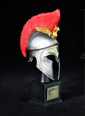 龙飞兔舞 摆件工艺品 135MM家居办公饰品 斯巴达天鹅盔 LTCP-044