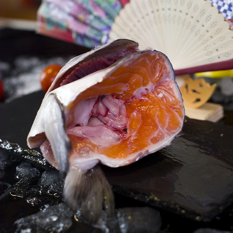 三文鱼头新鲜三文鱼骨鱼排日料炖汤现杀边角料冷冻整条顺丰包邮,淘宝优惠券,粉丝福利购,淘宝优惠卷