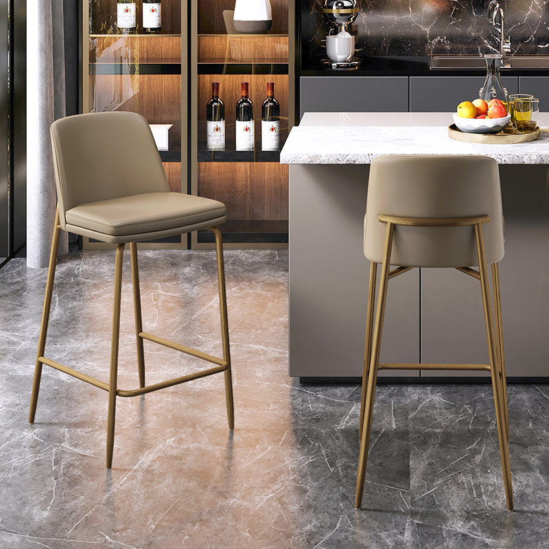 法式岛台餐椅吧台椅子轻奢高级感 设计师款厨房高脚凳子吧凳7131,淘宝优惠券,粉丝福利购,淘宝优惠卷