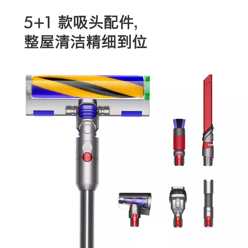 【2024新款】dyson戴森V12 Detect Slim Fluffy无绳吸尘器(蓝色)-图0