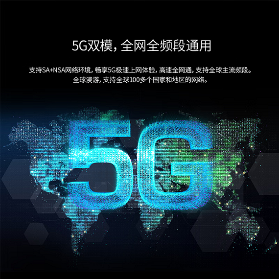 【咨询价更低】中兴U50 Pro 5G随身WiFi6可插卡路由器无线网络cpe支持NFC旅游出差国内外可用中兴MU5120 FM-图1