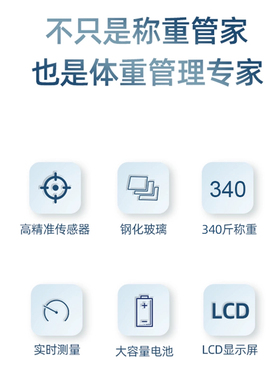 【官方正品】海尔高精准体重秤