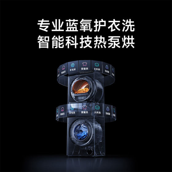 小米米家洗烘套装Pro蓝氧洗 热泵烘10kg全自动洗衣机干衣机组合A