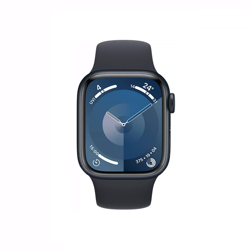 【自营】Apple/苹果 Watch Series 9 GPS/蜂窝 41/45mm铝金属表壳运动型表带S9 S/M/L 智能健康电话运动手表