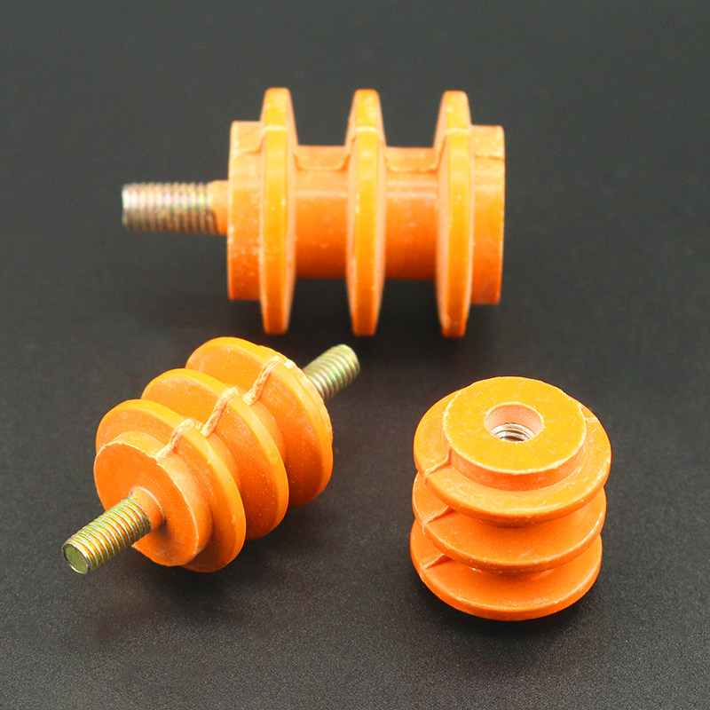 配电柜低压绝缘子M6 M8黄色绝缘柱30 40 50高 单边杆 不带杆通用,淘宝优惠券,粉丝福利购,淘宝优惠卷