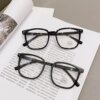 Anti-blue light, anti-radiation, myopia glasses frame for women, Korean style trendy internet celebrity same style eye protection, non-prescription flat glasses for men