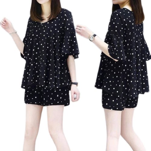 亏本冲量淘宝特价版厂家清仓限时抢购夏天休闲套装女装秒杀胖mm显 - 图3